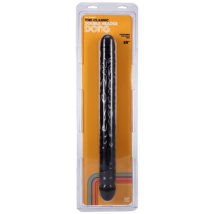 Dildo de Cabezal Doble Veteado – Dildo con Dobles Extremos – 18 / 45 cm