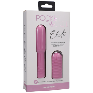 Elite – Mini vibrador con accesorio intercambiable – 4 / 10 cm