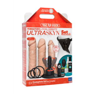 Juego de Juguetes Vibrantes de Densidad Dual ULTRASKYN + Control Remoto