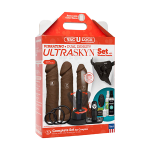 Juego de Juguetes Vibrantes de Doble Densidad ULTRASKYN + Control Remoto
