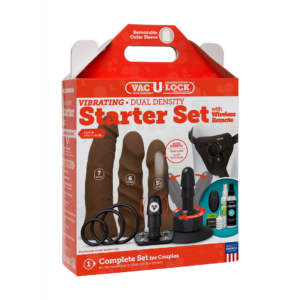 Set de Juguetes Vibradores de Densidad Dual ULTRASKYN + Control Remoto