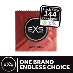 EXS Calentamiento – Condones – 144 Piezas