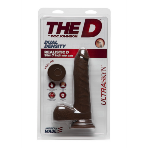 D Slim – Dildo Realista ULTRASKYN con Bolas – 7 / 18 cm