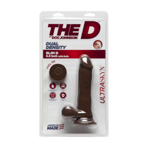 Slim D – Dildo Realista ULTRASKYN con Bolas – 6 / 15 cm