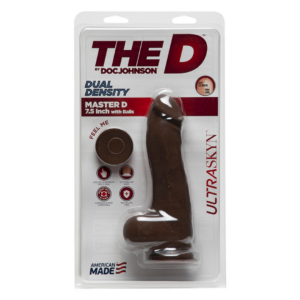 Master D – Dildo Realista ULTRASKYN con Bolas – 7 / 19 cm