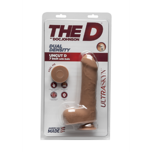 Dildo Realista ULTRASKYN D sin cortar con testículos – 7 / 18 cm