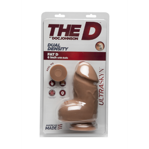 Fat D – Dildo Realista ULTRASKYN con Bolas – 6 / 15 cm
