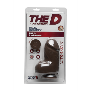 Fat D – Dildo Realista ULTRASKYN con Testículos – 6 / 15 cm