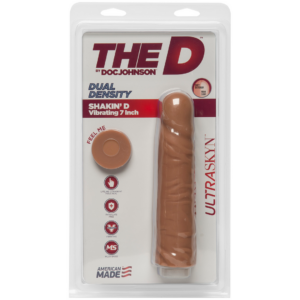 Shakin’ D – Dildo Realista Vibrante ULTRASKYN – 7 / 18 cm