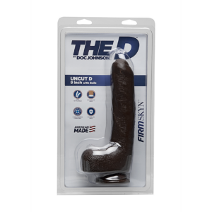 Dildo Realista FIRMSKYN D Sin Cortar con Testículos – 9 / 22 cm
