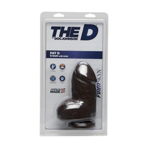 Fat D – Dildo Realista FIRMSKYN con Bolas – 6 / 15 cm