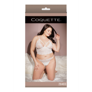 Bralette and Crotchless Tights – Plus Size