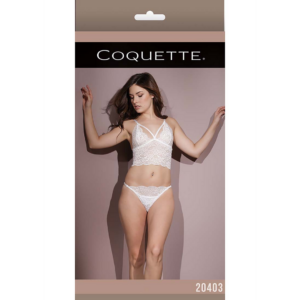 Bralette and Crotchless Panties – One Size
