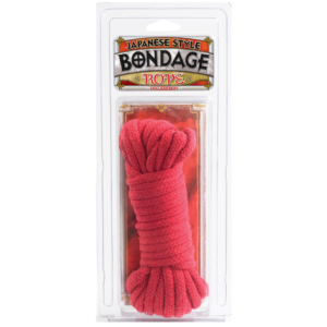Cuerda de bondage de algodón japonés – Roja