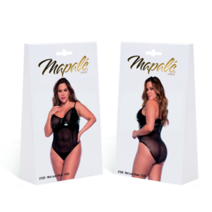Bodysuit – 3/4X – Wet Black