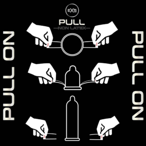 EXS Pull – Non-Latex Condoms – 3 Pieces