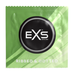 EXS Ribbed Dotted and Flared – Condoms – 3 Pieces