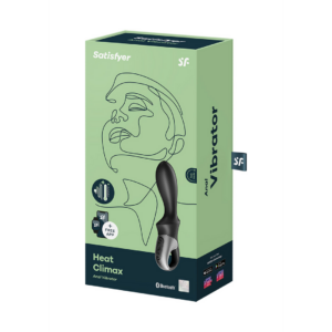 Heat Climax – Warming Anal Vibrator – Black