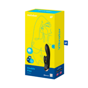 Double Flex – Rabbit Vibrator – Black