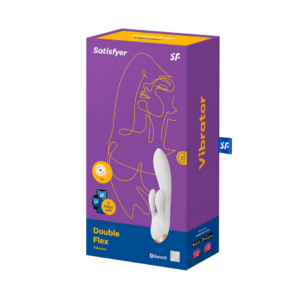 Double Flex – Rabbit Vibrator – White