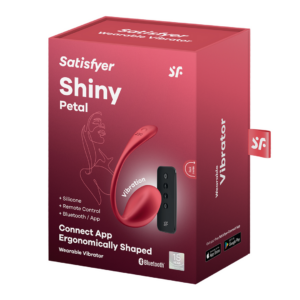 Shiny Petal Connect App – Wearable Couple Vibrator – Red