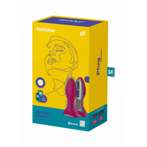 Rotar Plug 2Plus – Vibrating Butt Plug with App – Fuchsia