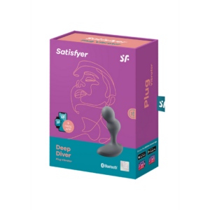 Deep Diver – Vibrating Anal Plug – Dark Grey