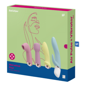 Marvelous Four – Vibrator with Different Attachments