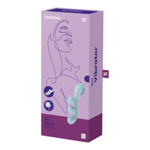 Tri Ball 2 – Multi Vibrador – Azul Claro