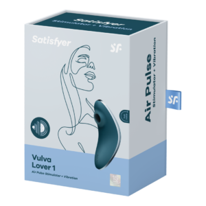 Vulva Lover 1 – Double Air Pulse Vibrator – Blue