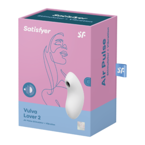 Vulva Lover 2 – Double Air Pulse Vibrator – White