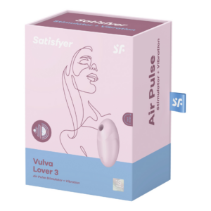 Vulva Lover 3 – Double Air Pulse Vibrator – Pink