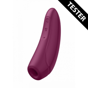 Curvy 1Plus – Air Pulse Stimulator and Vibration – Rose Red – Tester