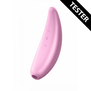 Curvy 3Plus – Air Pulse Stimulator and Vibration – Pink – Tester