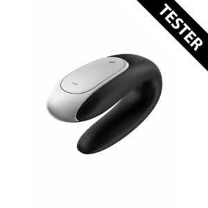 Double Fun Partner Vibrator – Black – Tester