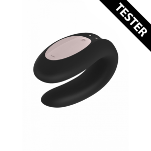 Double Joy Partner Vibrator – Black – Tester