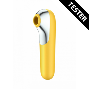 Dual Love – Air Pulse Vibrator – Yellow – Tester