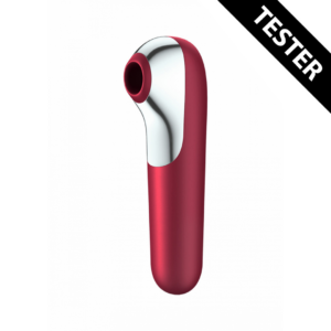 Dual Love Air Pulse Vibrator – Red – Tester