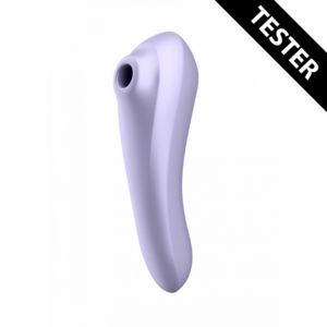 Dual Pleasure Air Pulse Vibrator – Mauve – Tester