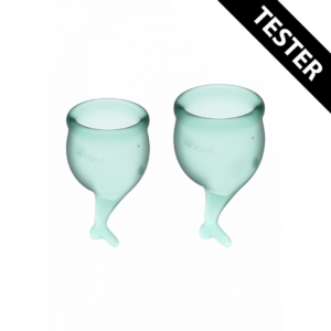 Copa Menstrual Feel Secure – Verde oscuro – Tester
