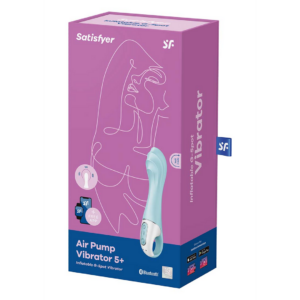 Air Pump Vibrator 5 – Inflatable Vibrator – Blue