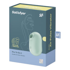 Pro to Go 2 – Double Air Pulse Vibrator – Mint
