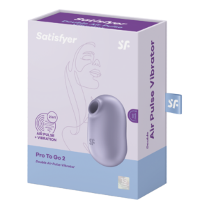 Pro to Go 2 – Double Air Pulse Vibrator – Violet