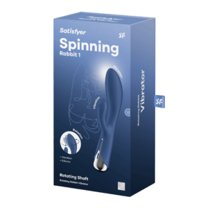 Spinning Rabbit 1 – Rotating Rabbit Vibrator – Blue
