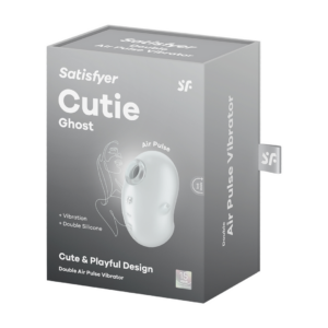 Cutie Ghost – Air Pulse Vibrator – White