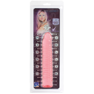Sunrise – Dildo de gelatina estriado – 7 / 18 cm