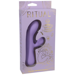 Aura – Rechargeable Silicone Rabbit Vibe – Lilac