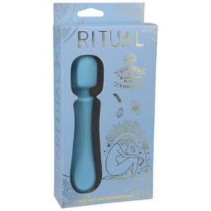 Euphoria – Rechargeable Silicone Wand Vibe – Blue