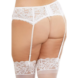 Cinturilla de Encaje Diamante – Negra