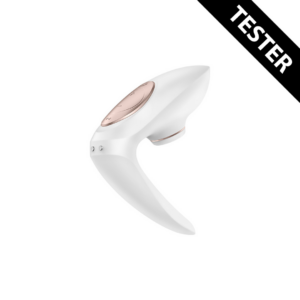 Pro 4 – Couples Air Pulse Stimulator and Vibration – White – Tester